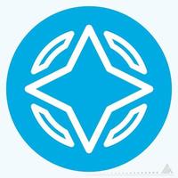 Icon Compass 2 - Blue Eyes Style vector