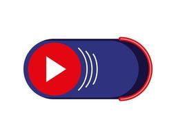 video player button vector