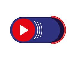 video player button vector