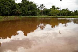 cassilandia, mato grosso do sul, brasil, 2020 -salto del río apore foto