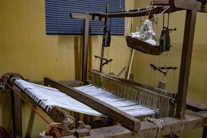 Goiania, Goias, Brazil, 2019 - old wooden loom photo