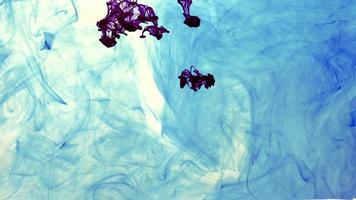 Abstract Ink Spread Like a Silk in Underwater video