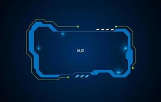 abstract hud ui gui future futuristic screen system virtual design. vector illustration eps10