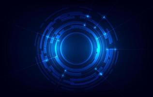 UI HUD screen tech system innovation concept background template. vector illustration