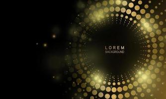 Abstract background golden with glow effect.vector illustartion vector