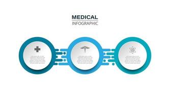 Medical information display Process chart Abstract element of the diagram diagram with step, option, section or process Vector business template for presentation Creative concept for infographic