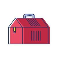 red tool box vector