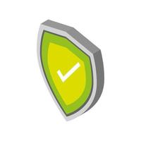 shield check mark vector