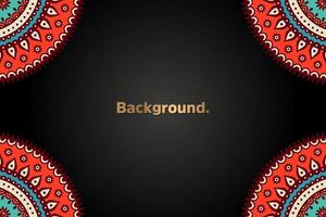 luxury background in ethnic style vector