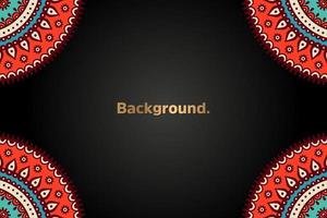 luxury background in ethnic style vector