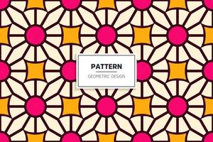 Ethnic colorful seamless pattern design vector
