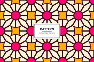 Ethnic colorful seamless pattern design vector