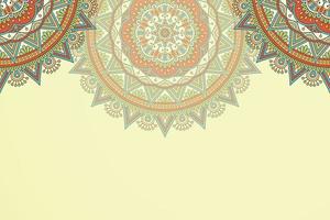 Luxury background with mandala vector