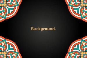 luxury background in ethnic style vector