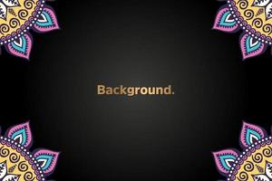 luxury background in ethnic style vector