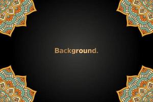 luxury background in ethnic style vector