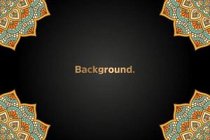 luxury background in ethnic style vector