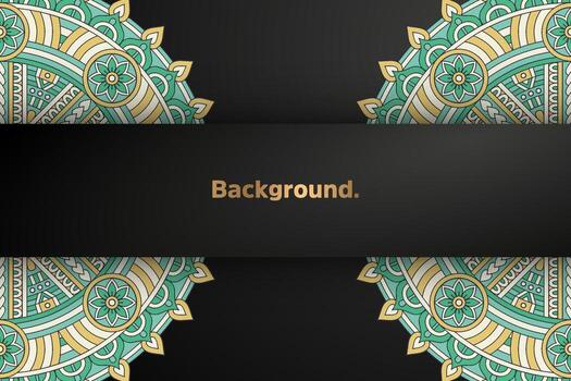dark background with colorful element vector