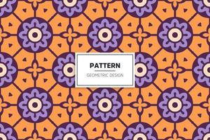 Ethnic colorful seamless pattern design vector