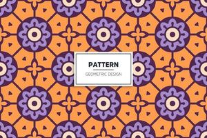 Ethnic colorful seamless pattern design vector