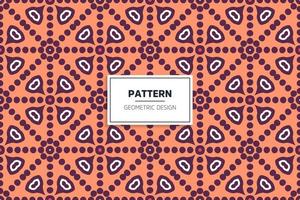 Ethnic colorful seamless pattern design vector