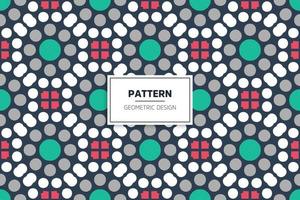 Ethnic colorful seamless pattern design vector