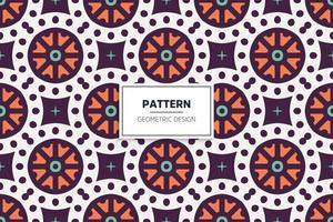 colorful seamless pattern design ornament vector