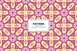 Ethnic colorful seamless pattern design vector