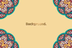 Frame background colorful pattern vector