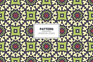 Ethnic colorful seamless pattern design vector