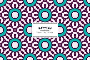 Ethnic colorful seamless pattern design vector