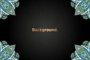 luxury background in ethnic style vector