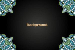 luxury background in ethnic style vector