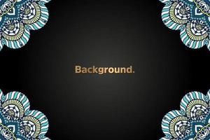 luxury background in ethnic style vector