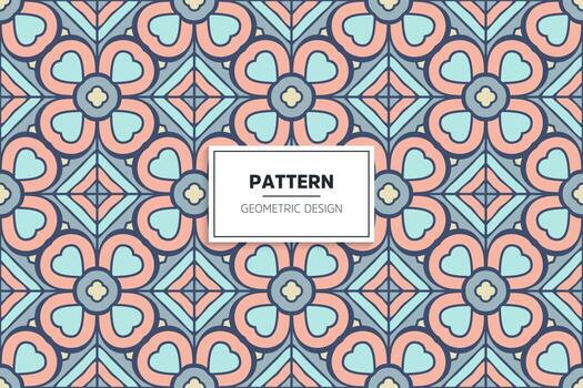 Seamless pattern with colorful elements vector