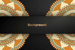 dark background with colorful element vector