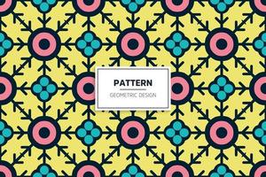 Ethnic colorful seamless pattern design vector