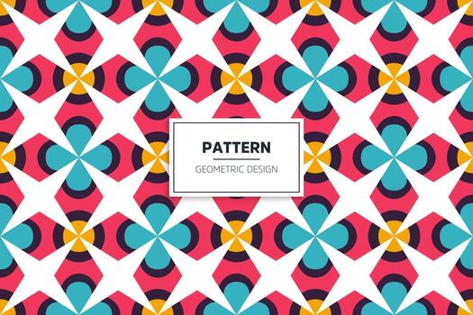 Seamless pattern with colorful elements vector