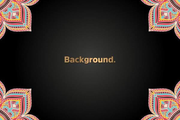 luxury background in ethnic style