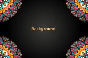 luxury background in ethnic style vector