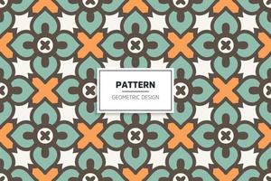 colorful seamless pattern design ornament vector