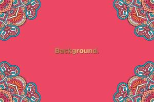 Luxury background with mandala vector