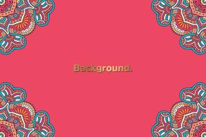 Luxury background with mandala vector