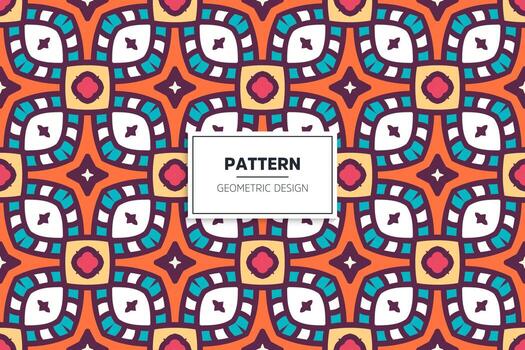 Seamless pattern with colorful elements vector