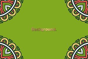 Luxury background with mandala vector