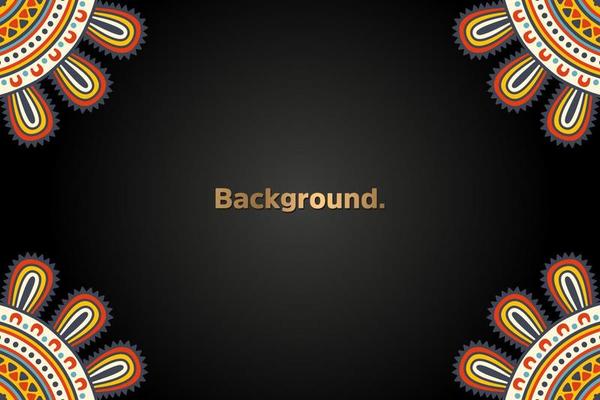 luxury background in ethnic style