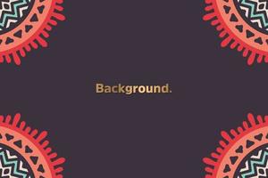Frame background colorful pattern vector