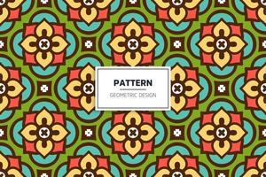 colorful seamless pattern design ornament vector