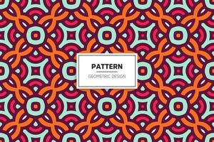 Colorful semaless pattern ethnic design vector