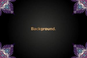 luxury background in ethnic style vector